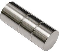 Gardinia botón, metal, aspecto de acero, 0.1, 2