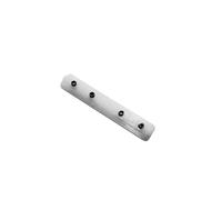 GARDINIA Conector de Riel para Carriles de Cortina de Aluminio Lucy, Plástico, Blanco, 1 Pieza