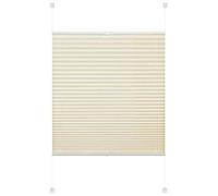 Gardinia Deco Company Easyfix Estor Plisado para Sujetar, Opaco, Todas Las Piezas de Montaje Incluidas, Estor Plisado Easyfix con Dos rieles de Control, Color Beige, 85 x 130 cm (Ancho x Alto)
