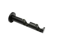 Gardinia Doble viga Denver, soporte de pared, abierto, de 2 cuerpos, para barras de cortina Ø 25 mm