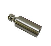 Gardinia E-31170 Mdekor - Extensión de 4 cm para Barras de Cortina, Serie Chicago, diámetro 20 mm, imitación de Acero