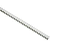 GARDINIA Perfil Lateral para persiana, Blanco, Plástico, 150 cm, 2 Unidades