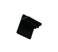 GARDINIA Soporte Adhesivo para Estores Plisados Concept, Compatible con Estores Plisados Concept y de Nido de Abeja, Sin Taladrar, Plástico, Negro, Pack de 4 Piezas