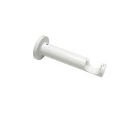 Gardinia Soporte de pared Corfú, soporte de pared, abierto con pinza, para varilla de cortina Ø 28 mm