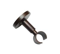 GARDINIA Soporte de techo para barra de cortinas, Metal, 1 vía, Abierto, Todas las piezas de montaje incluidas, Serie Chicago, Diámetro 20 mm, Bronce