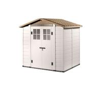 Gardiun Caseta de Resina Tuscany EVO 200 4 m² 220x181x216 cm Blanco/Beige