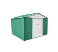 Gardiun Caseta Metálica Gardiun Bristol 7,74 m² Exterior 241x321x205 cm Acero Galvanizado Verde Green 241x321x205cm.