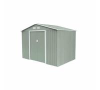 Gardiun Caseta Metálica Jardín Gardiun Leeds 5,30 m² Exterior 277x191x202 cm Acero Galvanizado Verde Claro Green 277x191x202cm.