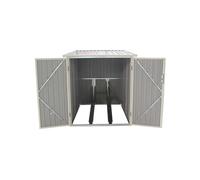 GARDIUN KIS12968 - Caseta Metálica para Bicicleta Veloc I (X2) 2,81 m² Exterior 198x142x157 cm