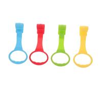 GARIOUANS Anillos de Tracción para Bebés 4 Piezas Accesorios para Cuna y Valla Infantil Plástico Resistente Soporte para Levantarse Uso Guarderías y Parques Infantiles