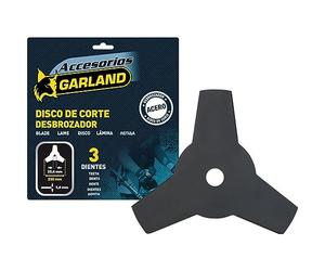 Garland 7100230143 - Disco 3 dientes 230 mm. Ø para Desbrozadora