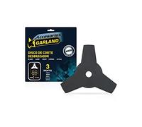 Garland Disco para desbrozadora 7100255143 – 3 dientes – 255 mm Ø