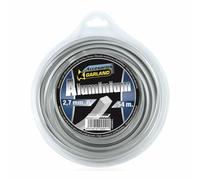 Garland Dispensador de nylon 71024C5427 – cuadrado “aluminiun” 54 m 2,7 mm Ø para desbrozadora