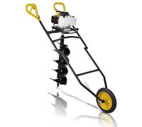 GARLAND AUGER 1211TG-V20 - Ahoyadora gasolina autoportante 68 cc, 1,9 kW, broca helicoidal 25 cm x 80 cm, chasis con rueda