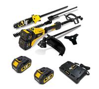 Garland Desbrozadora Multifunción 4 en 1 Motor a Batería 20V-Tasker Keeper 20Vx2 122-V23 - Incluye 2 Baterías de 2Ah y Cargador Doble