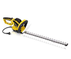 GARLAND Set 652 VE-V20 Cortasetos eléctrico 750W Cuchilla 73 cm | 750W • Cuchilla doble de 73 cm • Paso entre dientes 28 mm • Asa giratoria 180° • Embrague mecánico • 3,6 kg