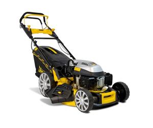 GARLAND Sioux 1255ZESG-V23 | Cortacésped Gasolina 196 CC OHV con Arranque Eléctrico y Manual, Tracción, Corte 525 mm, 6 Alturas, Chasis Acero | Jardines hasta 1.750 m²