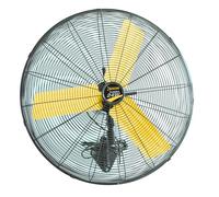 Garland Ventilador industrial de pared TURBO 24 W-V23 260W 196 m³/min 61 cm oscilante cable 3,8 m