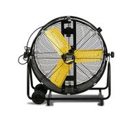 Garland Ventilador industrial TURBO 24S-V23 -Ventilador profesional de suelo para taller, almacén, oficina o casa, 260 W y 131,6 m3/min.