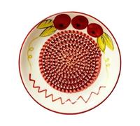 Garlic Grater Plate | Non-Slip Aesthetic Hand Tools - Ceramic Grater Plate Garlic Grinder - for Ginger Chocolate Cheese Nut Yam Home Kitchen Counter Apartment Restaurant