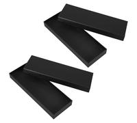 Garneck 2 Cajas Rígidas de Cartón con Tapa para Corbatas, Reutilizables y Elegantes, Tamaño 27,6 X 9,4 X 3,6 Cm, para Ocasiones Formales y Regalos