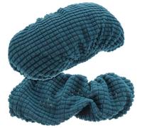 Garneck 2 Piezas Funda para Brazo de Silla de Escritorio Funda Apoyabrazos Elástica de Lint Azul Ergonómica y Lavable para Silla de Oficina para Gaming