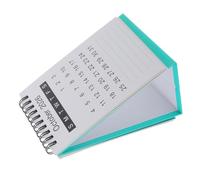 Garneck Calendario Diario 2026 de Escritorio Mini Anillas Metálicas | Formato de Sobremesa Plegable, Secciones de Notas Integradas, para Profesores, Alumnos y Mesa de Trabajo