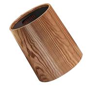 Garneck Cubo de Basura Vintage Diseño de Madera, Gran Capacidad para Cocina y Sala, Papelera Redonda Reciclaje Adecuado para Hogar y Oficina