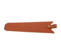 Garneck Funda Protectora de Piel Sintética Marrón para Pinzas de Carbón de Barbacoa Diseño Multifuncional Antirrayaduras Adecuado para Camping y Parrillas al Aire Libre