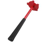 Garneck Llave Abridor de Tapa para Bidones de Aceite y Cubos de Pintura, Diseño Multifuncional Acero y Goma, Uso Industrial y Reparación Automotriz Cómodo y Resistente