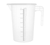 Garneck Vaso Medidor de Plástico, Jarra Medidora de Líquidos, 3500ml, Multifuncional, Superficie Interior Lisa, para Aceite de Transmisión y Té, Uso en Garaje y Hogar