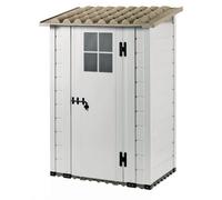 Garofalo Tuscany Evo 100 - Caseta de jardín - Con ventana y puerta de una hoja - 122.5x82.5x201 cm