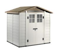 Garofalo Tuscany Evo 200 - Caseta de jardín - Con ventanas y puerta de doble hoja - 202.5x162.5x216 cm