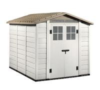Garofalo Tuscany Evo 240 - Caseta de jardín - Con ventanas y puerta de doble hoja - 202,5 x 242,5 x 220 cm
