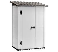 Garofalo Urban 100 - Caseta de jardín - Con puerta descentrada - 122,5 x 82,5 x 201 cm