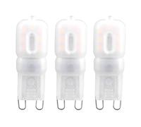 Garosa 10 Bombillas LED G9, 1,5 W, Blanco Cálido, Bombilla de Ahorro de Energía 14 LED para Lámparas de Techo y Pared