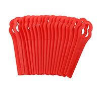 Garosa 100 uds Cuchillas de Repuesto para cortac¨¦sped FRT18A FRT20A1, Cuchillas segadora Recambio Original Compatible con Art 46155, Cuchillas Cortador c¨¦sped pl¨¢ Alta Resistencia, Piezas