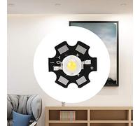 Garosa 25 Cuentas de Luz LED de 3 W, Chip COB de Alto Brillo, Sustrato de Aluminio Duradero, bajo Consumo de Energía para Iluminación de Tráfico y Paisaje (4000-4500K)