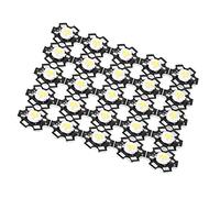 Garosa 25 Cuentas de Luz LED de 3 W, Chip COB de Alto Brillo, Sustrato de Aluminio Duradero, bajo Consumo de Energía para Iluminación de Tráfico y Paisaje (30000-35000K)