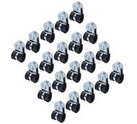 Garosa Abrazaderas de Cable de Acero Inoxidable 304, Abrazadera de Tubo de Aro Tipo R Duradera con Tira de Goma, Resistente para Cables y Tuberías (10mm)