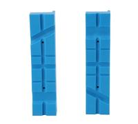 Garosa Almohadillas de Mandíbula de Tornillo de Banco Cubierta de Mandíbula de PU Magnética 2 Piezas Protector de de Tornillo de Banco Antideslizante con Ranura Multiángulo para Tornillos de de
