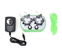 Garosa Bomba Peristáltica G728-2, 12V, Autocebante, Doble Cabezal, 40-160 ml/min, Mini Bomba de Agua Automática