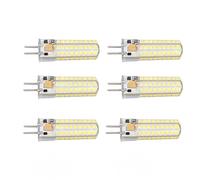 Garosa Bombilla Gy6.35 7W, 6 Uds Gy6.35 Bombillas Led 700Lm 72Smd Luz Blanca, Ahorro Energía Bombilla Led De Maíz para Araña Y Lámpara Colgante De Hogar