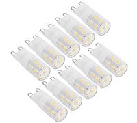 Garosa Bombilla LED con Base de 2W G9 Bi Pin, Bombilla de Cerámica 16LED con 300LM para Iluminación del Hogar de Lámpara de Pared de Techo (Iluminación cálida)