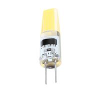 Garosa Bombilla LED G4, Construcción de Silicona, Disipación a Prueba de Humedad, Tolerancia a Altas Temperaturas, Tamaño Compacto, Chip COB de Zafiro Importado Regulable y (Blanco frío 6000K-6500K)