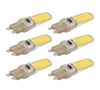 Garosa Bombilla LED G9, Bombilla LED COB Regulable G9 de 220 V, Paquete de 6 Bombillas de Repuesto para Lámparas de Pared y Lámparas de Mesa, Amplia Aplicación para de Araña, Luces de Techo, Luces