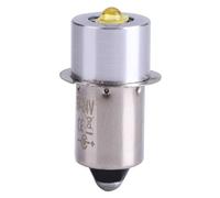 Garosa Bombilla LED Recambio Linterna 5W 6-24V 200lm Alta Brillo Metal Plástico 23x9mm Ideal para Camping Senderismo Pesca