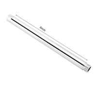 Garosa Brazo de Ducha de Extensión, Tubo Extensor de Cabezal de Ducha de Acero Inoxidable 201 para Altura Ajustable, Acabado Cromado de Fácil Instalación Compatible con Manguera Estándar (201 acero