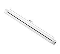 Garosa Brazo de Ducha de Extensión, Tubo Extensor de Cabezal de Ducha de Acero Inoxidable 201 para Altura Ajustable, Acabado Cromado de Fácil Instalación Compatible con Manguera Estándar (201 acero