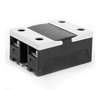 Garosa BRM 25LA Relé de Estado Sólido Parte Inferior de Aluminio SSR Entrada de 4 A 20 MA Carga de 0 A 250 VCA Indicador LED de Corriente Nominal de 40 A para Control Industrial Accesorio Eléctrico